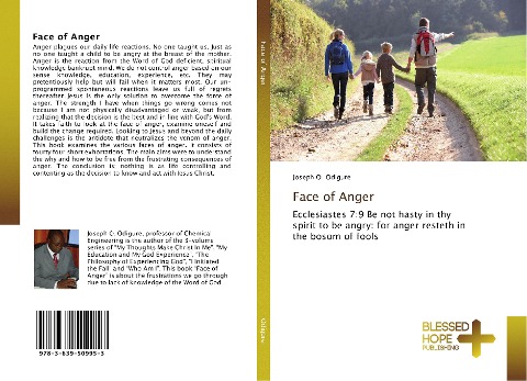 Face of Anger: Ecclesiastes 7:9 Be not hasty in thy spirit to be angry: for anger resteth in the bosom of fools