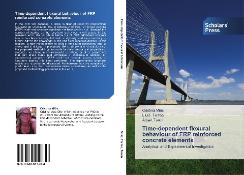 Time-dependent flexural behaviour of FRP reinforced concrete elements: Analytical and Experimental Investigation