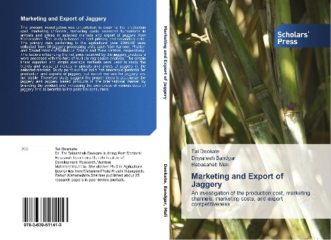 Marketing and Export of Jaggery: An investigation of the production cost, marketing channels, marketing costs, and export competitiveness
