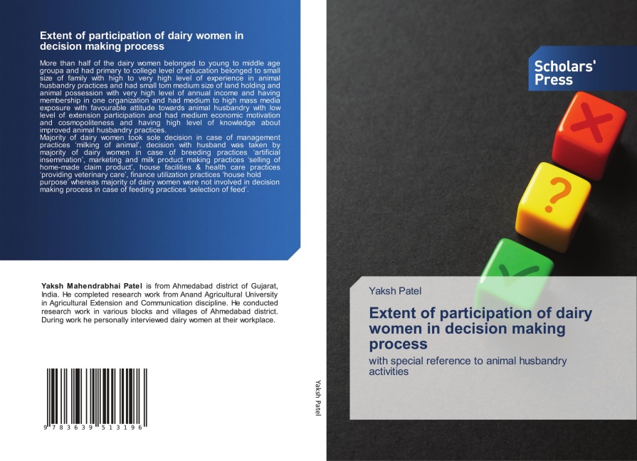 Extent of participation of dairy women in decision making process: with special reference to animal husbandry activities