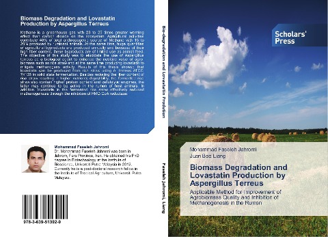 Biomass Degradation and Lovastatin Production by Aspergillus Terreus: Applicable Method for Improvement of Agrobiomass Quality and Inhibition of Methanogenesis in the Rumen