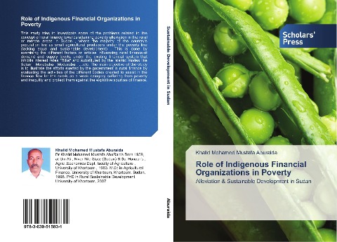 Role of Indigenous Financial Organizations in Poverty: Alleviation & Sustainable Development in Sudan