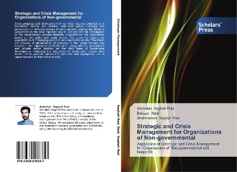 Strategic and Crisis Management for Organizations of Non-governmental: Application of Strategic and Crisis Management for Organization of Non-governmental and Nonprofit
