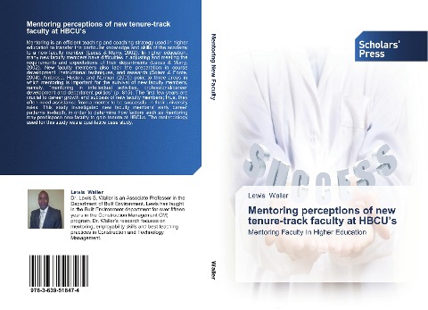 Mentoring perceptions of new tenure-track faculty at HBCUs: Mentoring Faculty In Higher Education