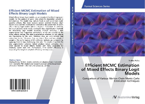 Efficient MCMC Estimation of Mixed Effects Binary Logit Models: Comparison of Various Markov Chain Monte Carlo Estimation Techniques