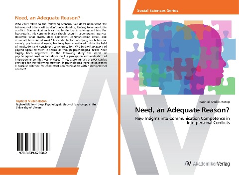 Need, an Adequate Reason?: New Insights into Communication Competence in Interpersonal Conflicts
