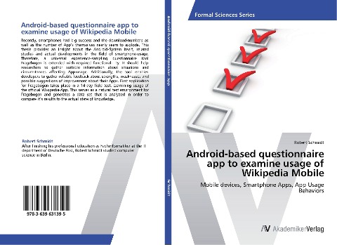 Android-based questionnaire app to examine usage of Wikipedia Mobile: Mobile devices, Smartphone Apps, App Usage Behaviors