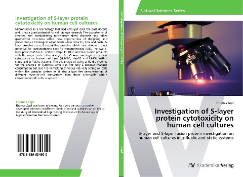 Investigation of S-layer protein cytotoxicity on human cell cultures: S-layer and S-layer fusion protein investigation on human cell cultures in µ-fluidic and static systems