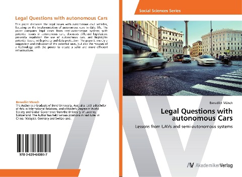 Legal Questions with autonomous Cars: Lessons from UAVs and semi-autonomous systems