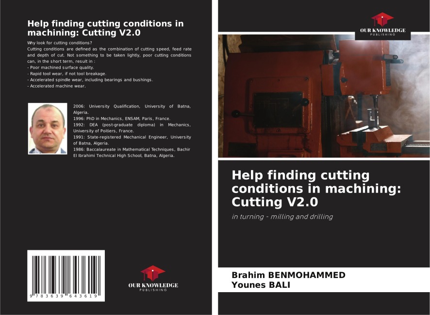 Help finding cutting conditions in machining: Cutting V2.0: in turning - milling and drilling
