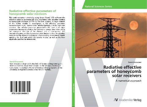 Radiative effective parameters of honeycomb solar receivers: A numerical approach