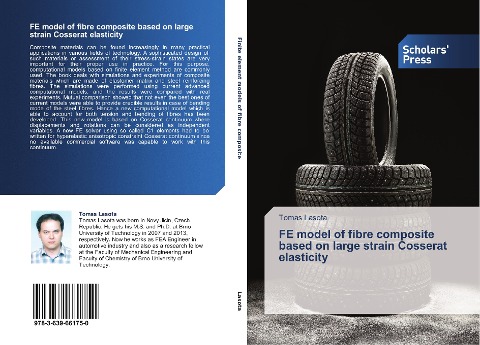 FE model of fibre composite based on large strain Cosserat elasticity