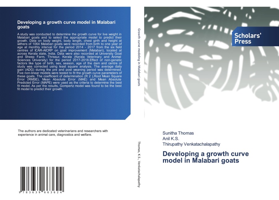 Developing a growth curve model in Malabari goats
