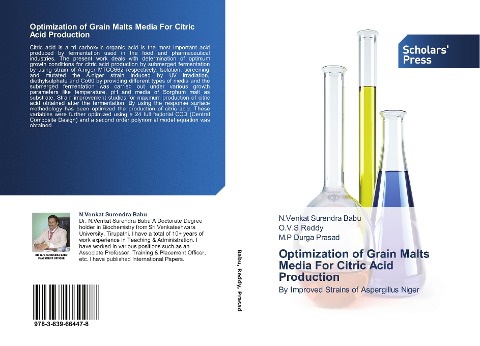 Optimization of Grain Malts Media For Citric Acid Production: By Improved Strains of Aspergillus Niger
