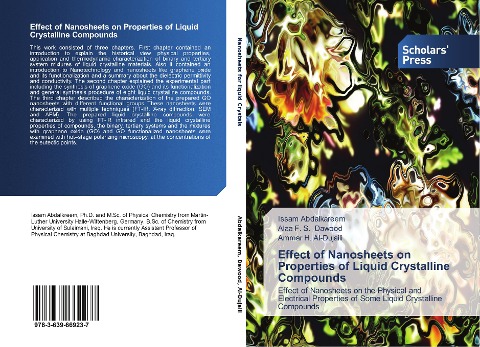 Effect of Nanosheets on Properties of Liquid Crystalline Compounds: Effect of Nanosheets on the Physical and Electrical Properties of Some Liquid Crystalline Compounds