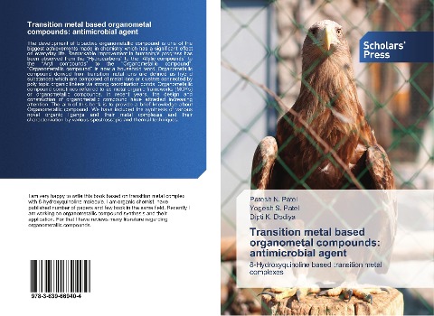 Transition metal based organometal compounds: antimicrobial agent: 8-Hydroxyquinoline based transition metal complexes