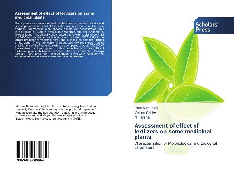 Assessment of effect of fertlizers on some medicinal plants: Characterization of Morphological and Biological parameters