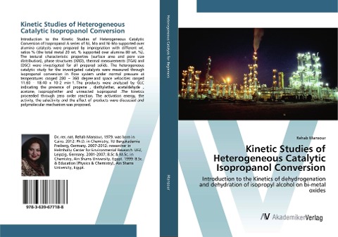 Kinetic Studies of Heterogeneous Catalytic Isopropanol Conversion: Introduction to the Kinetics of dehydrogenation and dehydration of isopropyl alcohol on bi-metal oxides