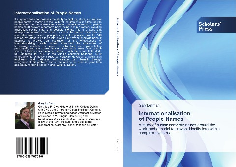 Internationalisation   of People Names: A study of human name structures around the world and a model to prevent identity loss within computer systems