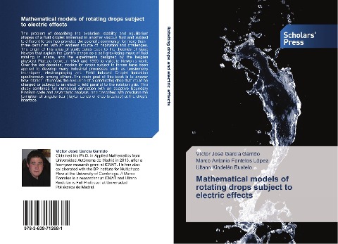 Mathematical models of rotating drops subject to electric effects