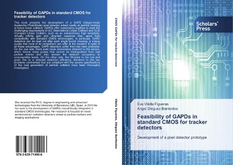Feasibility of GAPDs in standard CMOS for tracker detectors: Development of a pixel detector prototype
