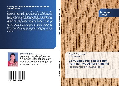 Corrugated Fibre Board Box from non-wood fibre material: Packaging material from Agave sisalana