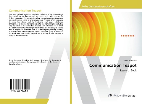 Communication Teapot: Research Book