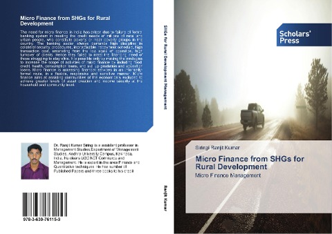 Micro Finance from SHGs for Rural Development: Micro Finance Management
