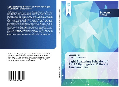 Light Scattering Behavior of PNIPA Hydrogels at Different Temperatures