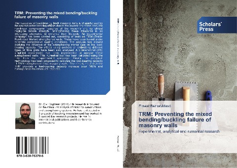 TRM: Preventing the mixed bending/buckling failure of masonry walls: Experimental, analytical and numerical research