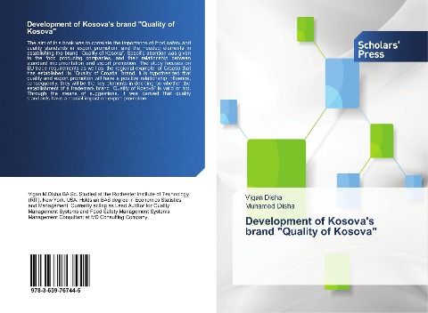Development of Kosovas brand Quality of Kosova
