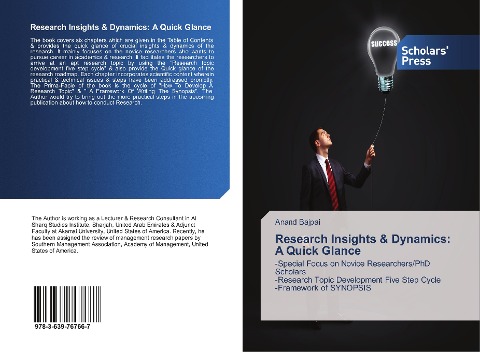 Research Insights & Dynamics: A Quick Glance: -Special Focus on Novice Researchers/PhD Scholars -Research Topic Development Five Step Cycle -Framework of SYNOPSIS