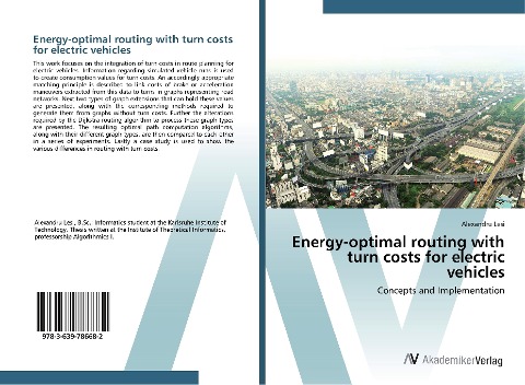 Energy-optimal routing with turn costs for electric vehicles: Concepts and Implementation