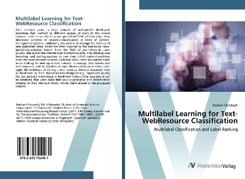 Multilabel Learning for Text-WebResource Classification: Multilabel Classification and Label Ranking