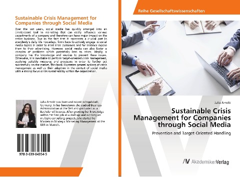 Sustainable Crisis Management for Companies through Social Media: Prevention and Target-Oriented Handling