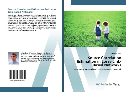 Source Correlation Estimation in Lossy-Link-Based Networks: An innovative wireless communication network