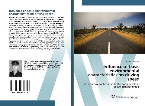 Influence of basic environmental characteristics on driving speed: An empirical contribution to the Components of Speed Behavior Model