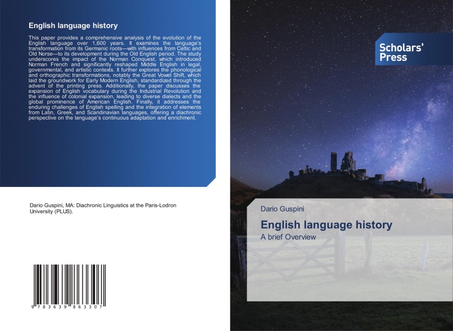 English language history: A brief Overview