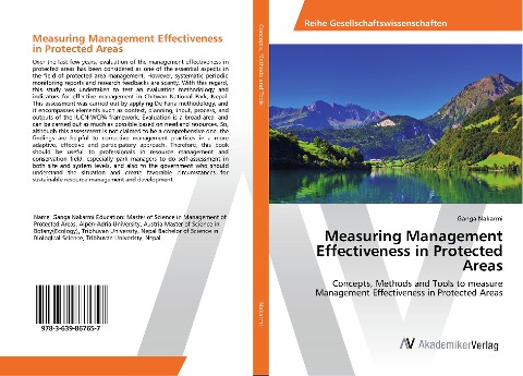 Measuring Management Effectiveness in Protected Areas: Concepts, Methods and Tools to measure Management Effectiveness in Protected Areas