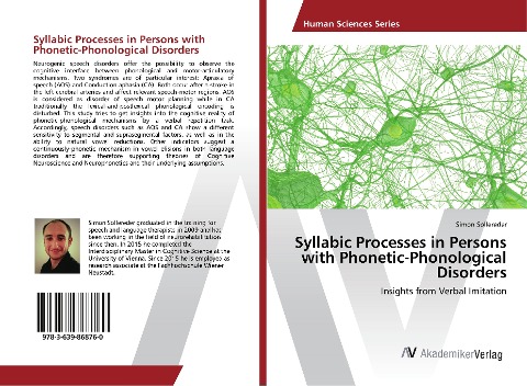 Syllabic Processes in Persons with Phonetic-Phonological Disorders: Insights from Verbal Imitation
