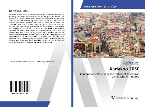 Kariakoo 2050: Concept for restructuring the district of Kariakoo in Dar es Salaam, Tanzania