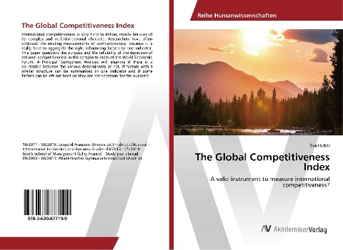 The Global Competitiveness Index: A valid instrument to measure international competitiveness?