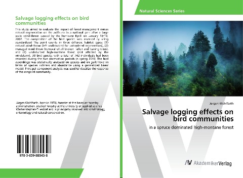 Salvage logging effects on bird communities: in a spruce dominated high-montane forest