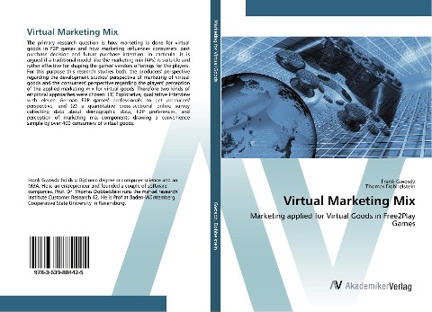 Virtual Marketing Mix: Marketing applied for Virtual Goods in Free2Play Games