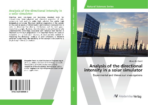 Analysis of the directional intensity in a solar simulator: Experimental and theoretical investigations