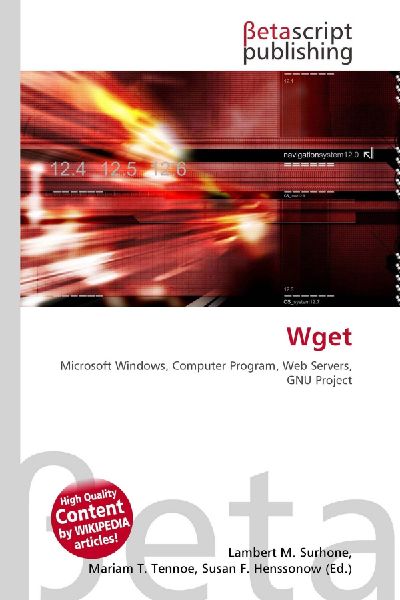Wget: Microsoft Windows, Computer Program, Web Servers, GNU Project