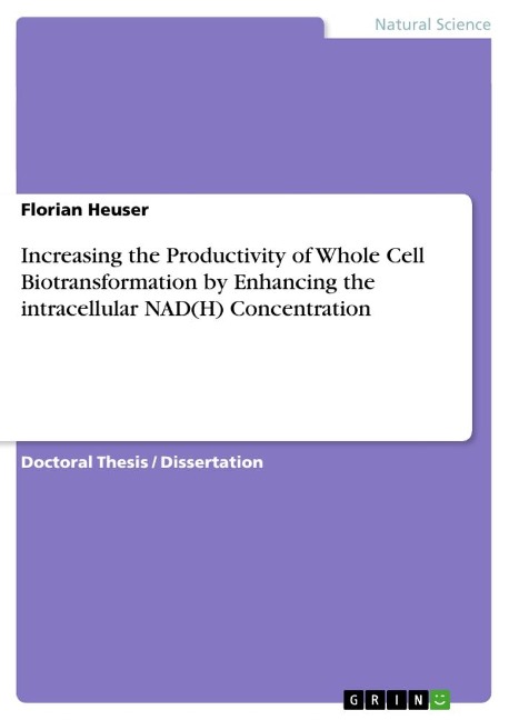 Increasing the Productivity of Whole Cell Biotransformation by Enhancing the intracellular NAD(H) Concentration