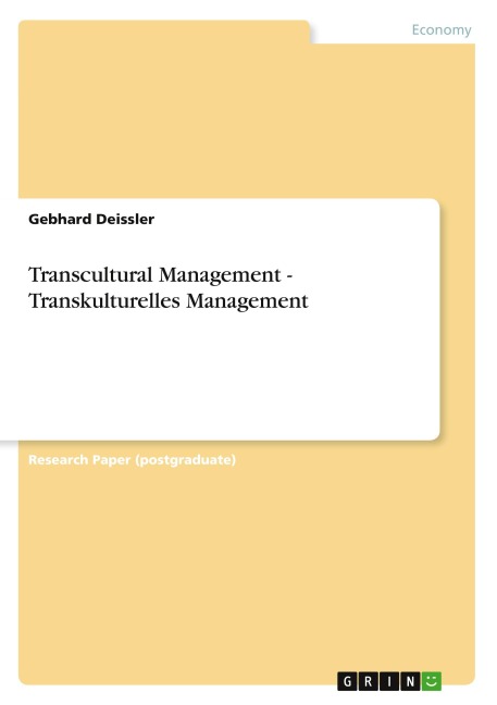Transcultural Management - Transkulturelles Management