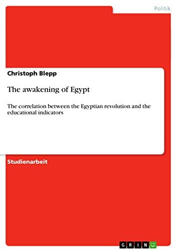 The awakening of Egypt The correlation between the Egyptian revolution and the educational indicators
