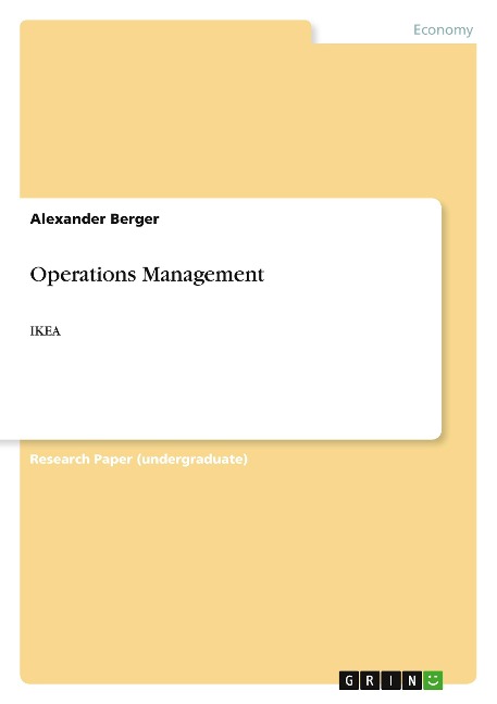 Operations Management: IKEA
